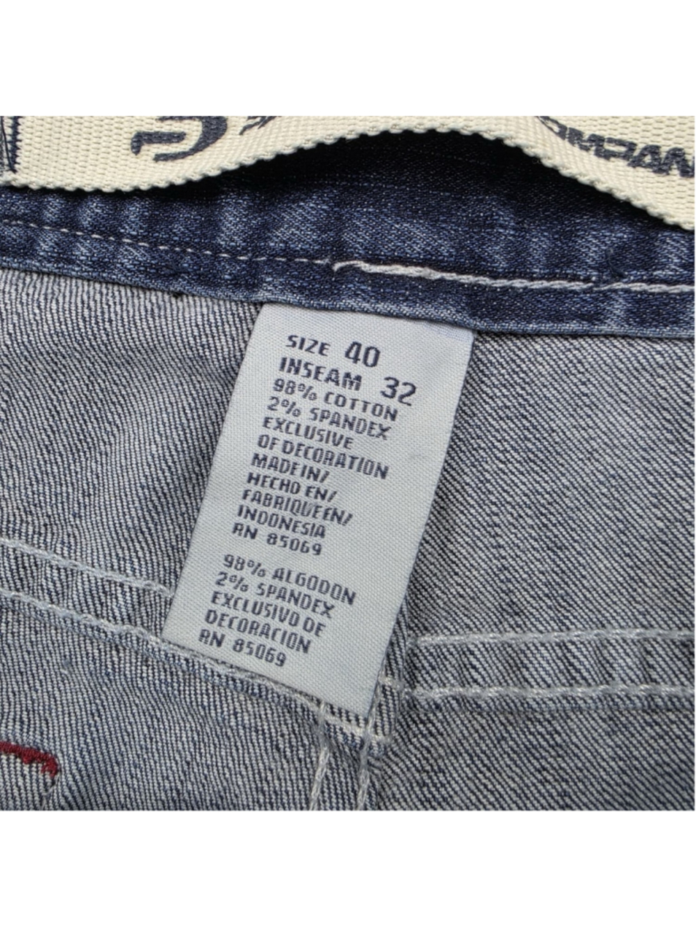 Paco Jeans NYC Relaxed Fit Jeans Men’s Size 40x32 Blue Denim Pants Y2K - Picture 6 of 14